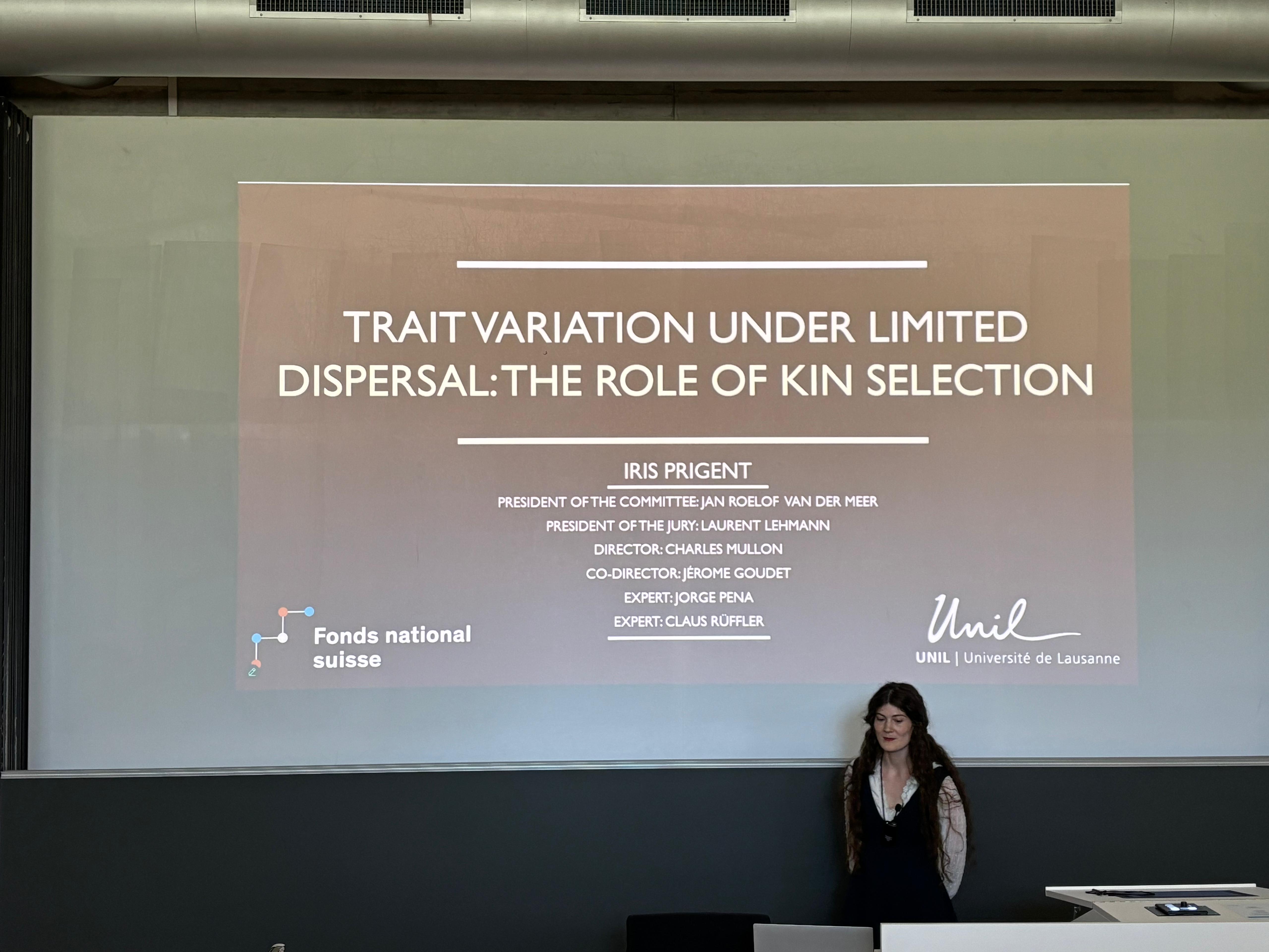 Iris successfully defended her PhD