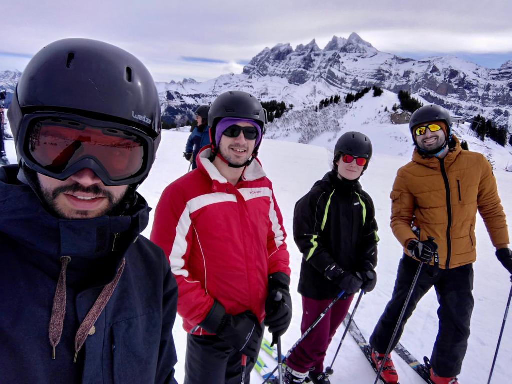 Lab retreat 2023: Skiing trip
